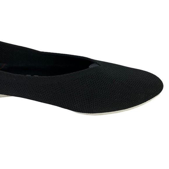 Sole Society Womens Black Knit Slip On Point Toe Loafers Flats Shoes sz 7 M - Picture 2 of 16